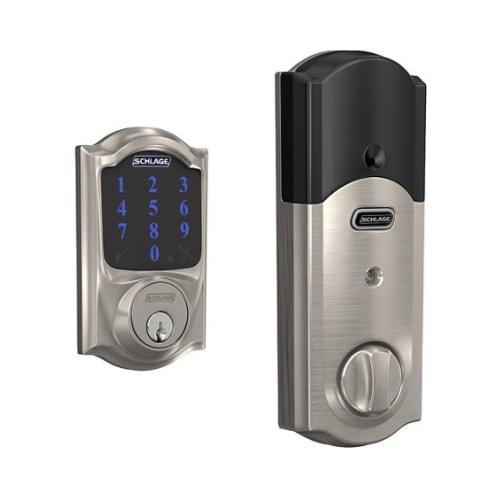 NEW! - Schlage Connect Smart Deadbolt with Camelot Trim, Z-Wave Plus Enabled