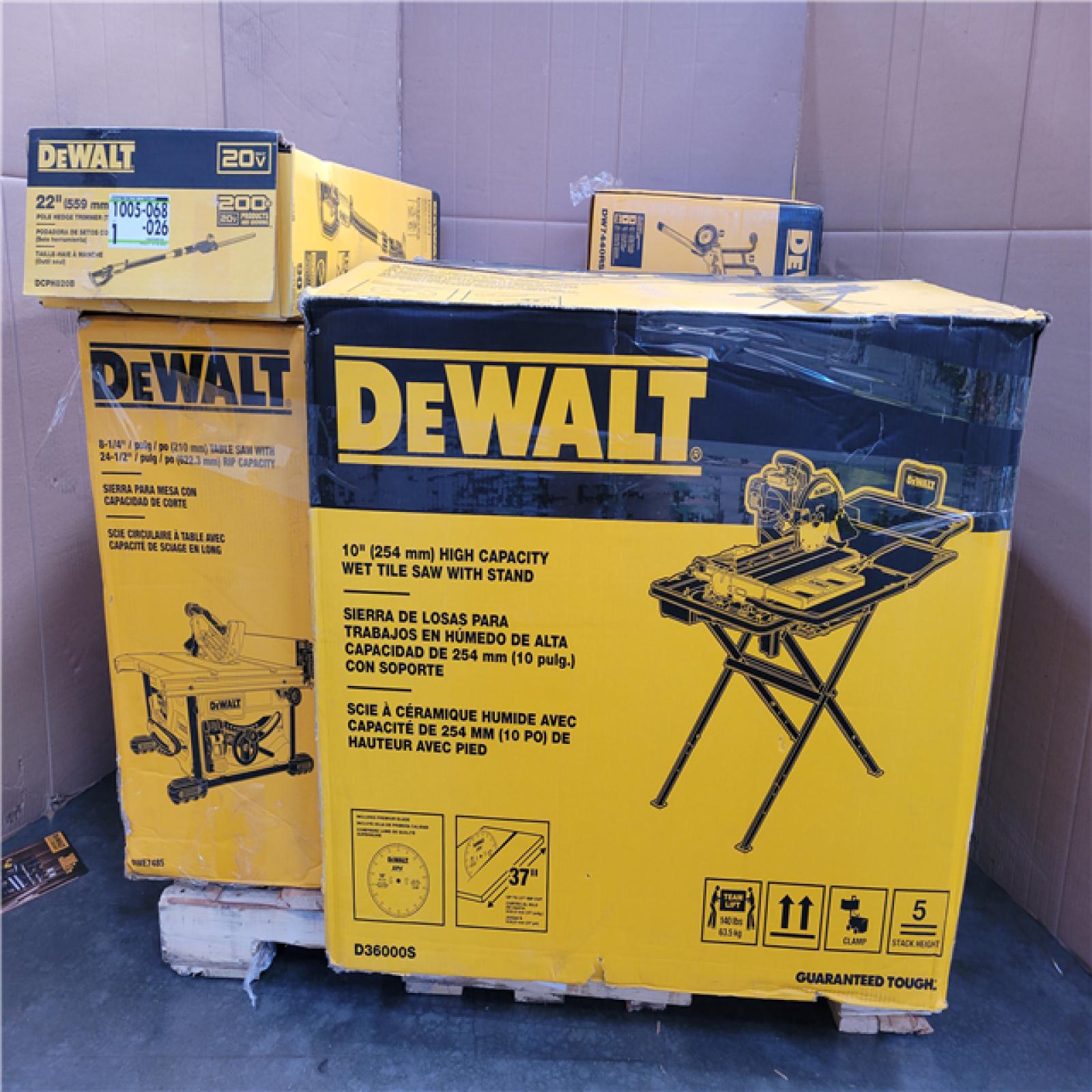 CALIFORNIA AS-IS TOOL PALLET