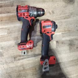 HOUSTON LOCATION - AS-IS Milwaukee FUEL 18V Lithium-Ion Brushless Cordless Hammer Drill and Impact Driver Combo Kit