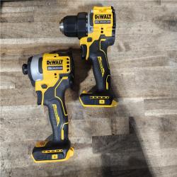 HOUSTON LOCATION - AS-IS Dewalt DCK225D2 20V MAX ATOMIC Brushless Compact Lithium-Ion 1/2 in. Cordless Drill Driver and 1/4 in. Impact Driver Combo Kit with 2 Batteries 2 Ah