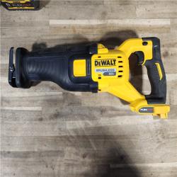 HOUSTON LOCATION - AS-IS DEWALT FLEXVOLT 60V MAX Cordless Brushless Reciprocating Saw with (1) FLEXVOLT 6.0Ah Battery
