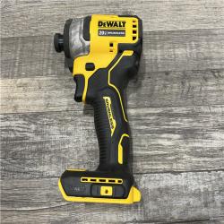 AS-IS DEWALT Atomic 20V Max Lithium-Ion Brushless Cordless Compact 1/4 in. Impact Driver Kit