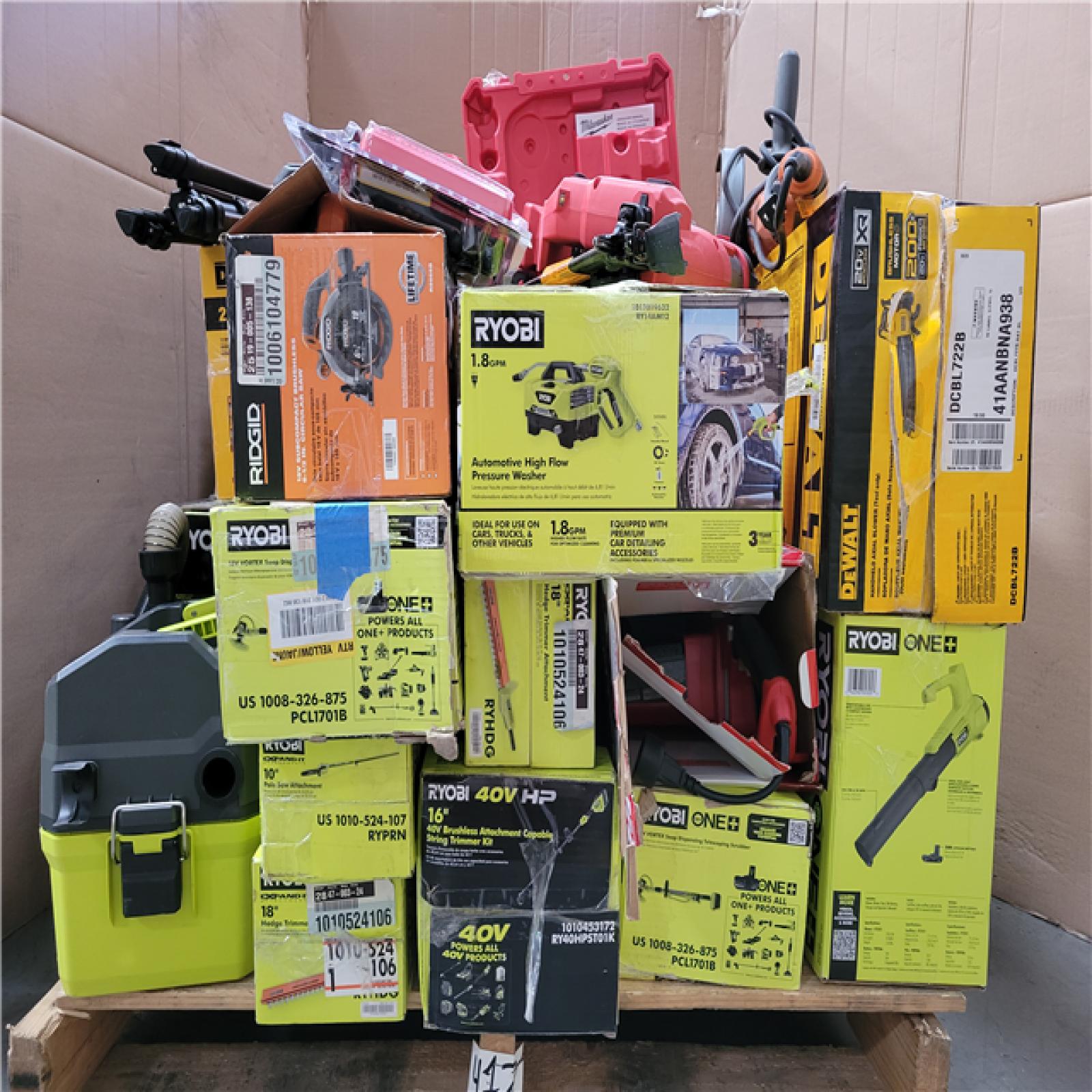 CALIFORNIA AS-IS TOOL PALLET