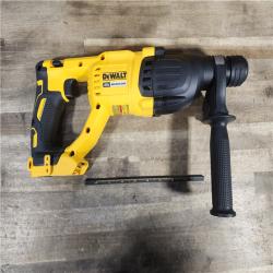 HOUSTON LOCATION - AS-IS (APPEARS LIKE NEW) DEWALT 20V MAX Cordless Brushless 1 in. SDS Plus D-Handle Concrete and Masonry Rotary Hammer (Tool Only)