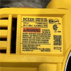 AS-IS DEWALT 20V MAX Cordless Jig Saw (Tool Only)