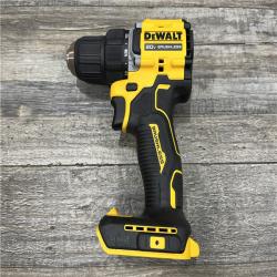 AS-IS DEWALT Atomic 20V Lithium-Ion Cordless Compact 1/2 in. Drill/Driver Kit