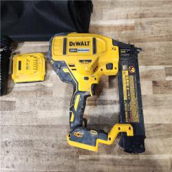 HOUSTON LOCATION - AS - IS DEWALT 20V MAX XR Lithium-Ion Cordless 18-Gauge Narrow Crown Stapler Kit