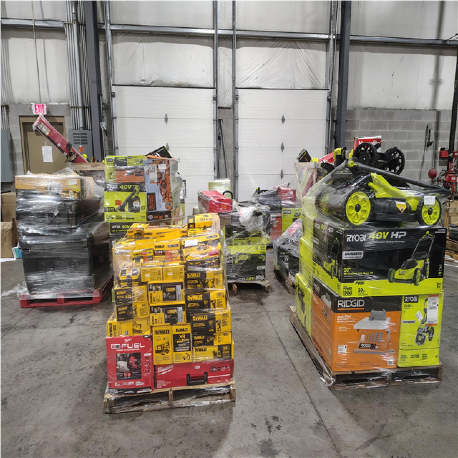 Pittston Location As-Is Power Tools Partial Truckload (12 Pallets) 7864-B