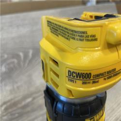 AS-IS DEWALT 20V MAX XR Cordless Brushless Fixed Base Compact Router (Tool Only)