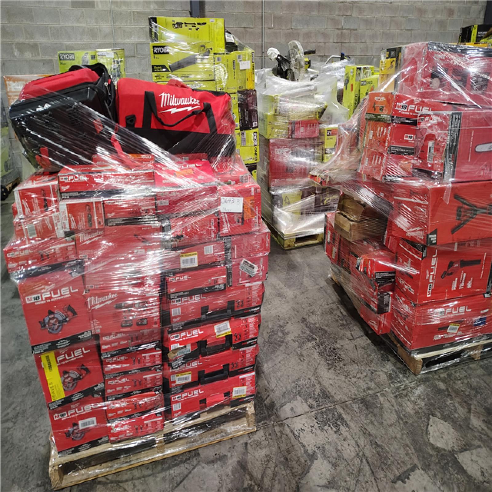 Pittston Location As-Is Power Tools Partial Truckload (13 Pallets) 0643-B