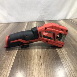 AS-IS Milwaukee 12V Lithium-Ion Cordless Copper Tubing Cutter (Tool-Only)