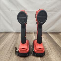 AS-IS- Milwaukee M18 Compact Brushless 2-Tool Combo Kit