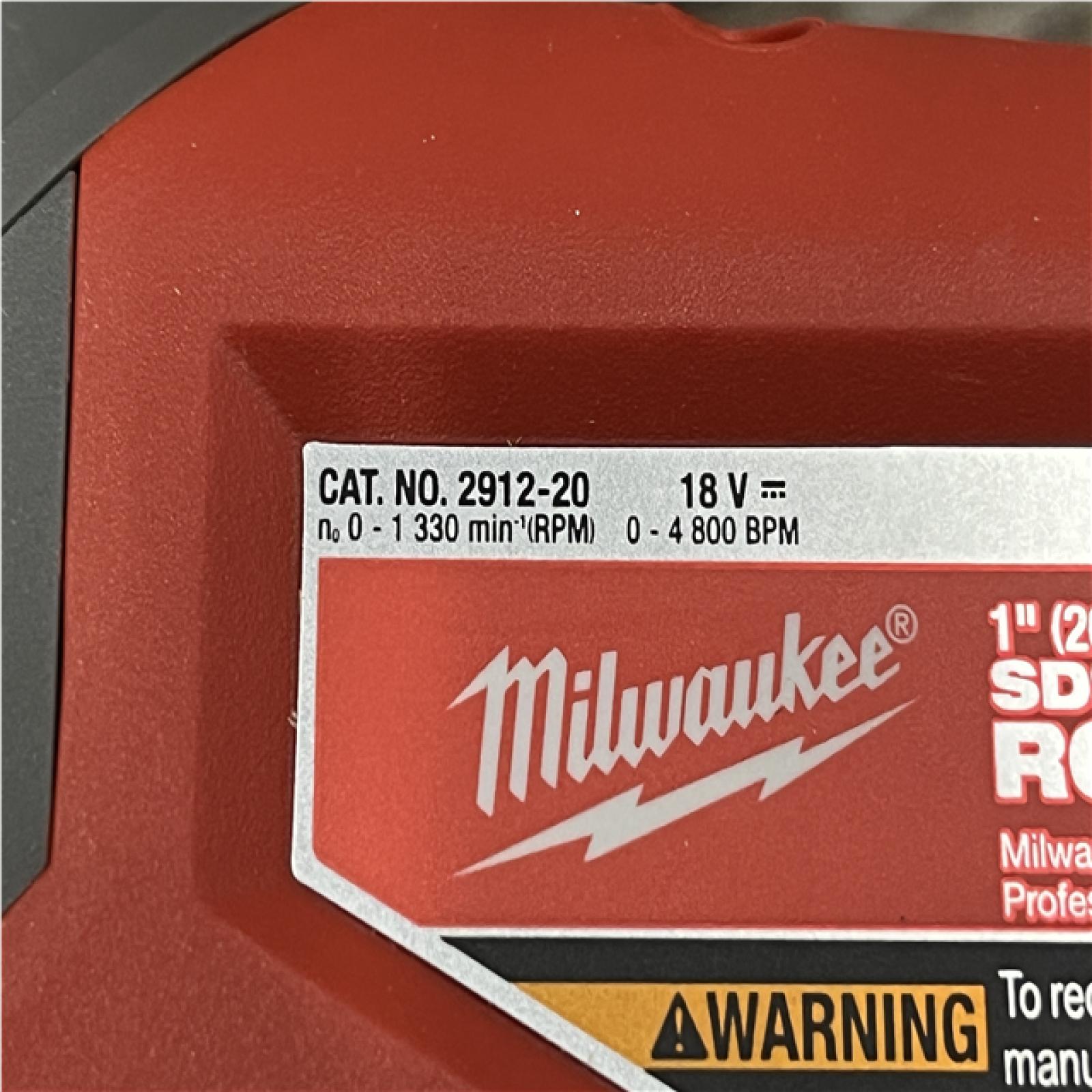 AS-IS Milwaukee  FUEL 18V Lithium-Ion Brushless Cordless 1 in. SDS-Plus Rotary Hammer (Tool-Only)