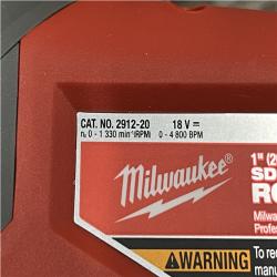 AS-IS Milwaukee  FUEL 18V Lithium-Ion Brushless Cordless 1 in. SDS-Plus Rotary Hammer (Tool-Only)