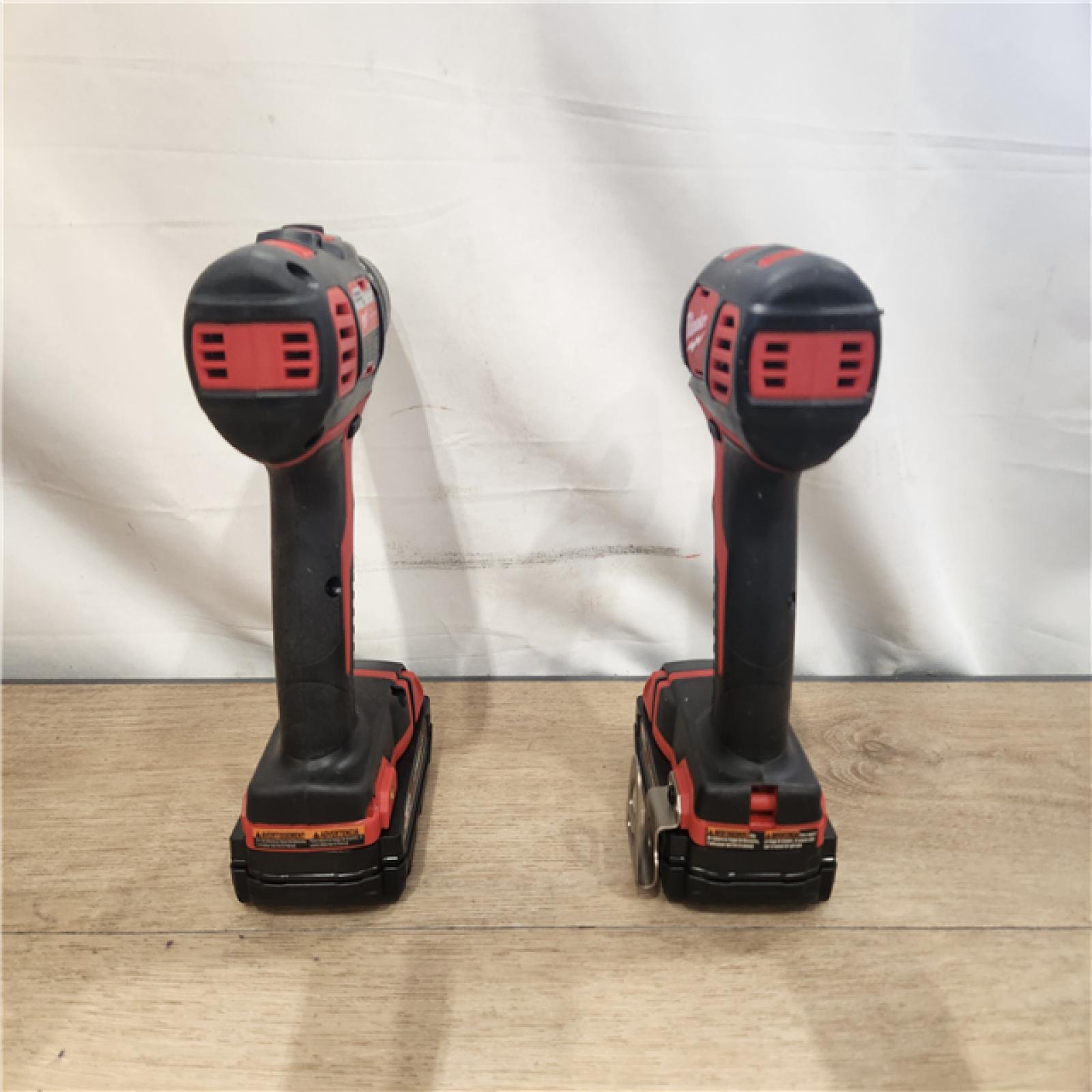 AS-IS- Milwaukee M18 18V Cordless Drill/Driver High Performance Combo Kit