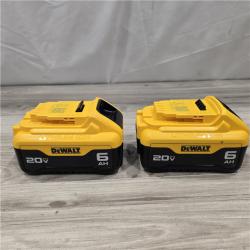 AS-IS DEWALT DCB206-2 6.0Ah 20V MAX Battery (2 Pack)