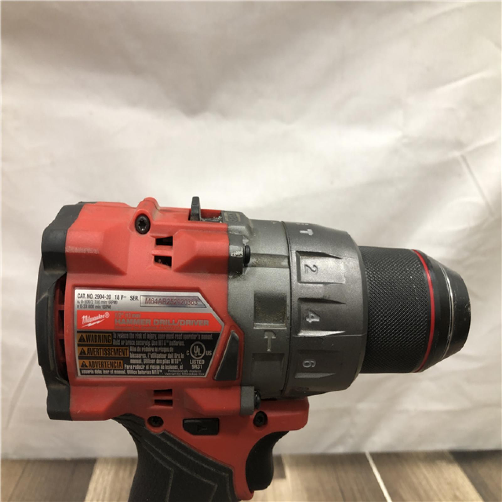AS-IS Milwaukee FUEL 18V Lithium-Ion Brushless Cordless Hammer Drill and Impact Driver Combo Kit