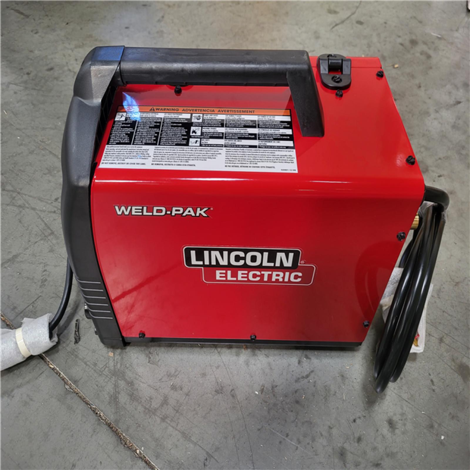CALIFORNIA NEW LINCOLN ELECTRIC 180 I MP DV WELD PAK