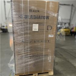 DALLAS LOCATION- NEW! Gladiator Flex 78in W x 75 in H x 19in D Pre-Assembled 24 Gauge Welded Steel 5-Piece Garage System in Silver Tread