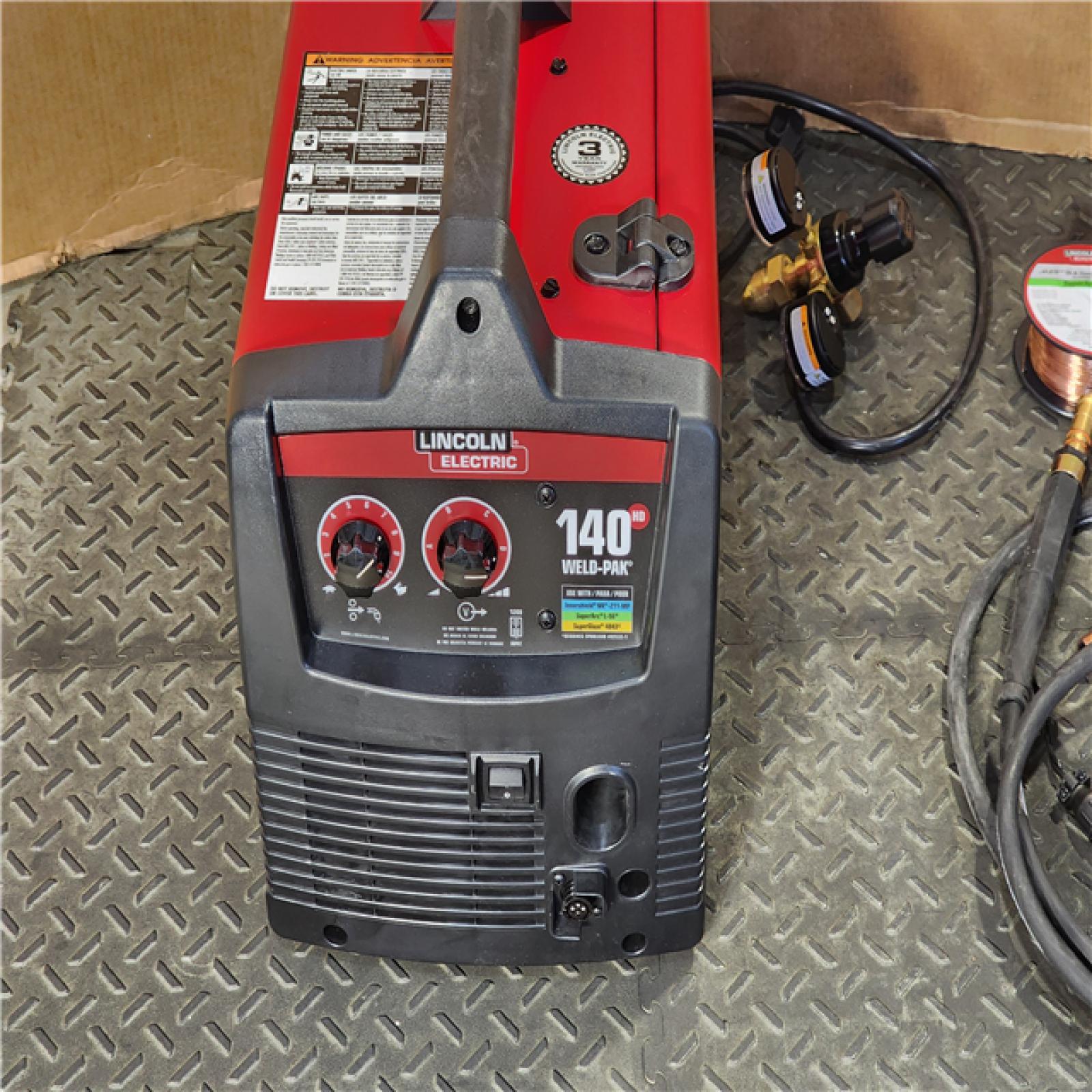 HOUSTON LOCATION - AS-IS Lincoln Electric Weld-Pak 140HD Wire Feed Welder