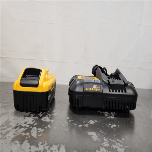 AS-IS- DEWALT 20V MAX Lithium-Ion 6.0 Ah Battery and Charger