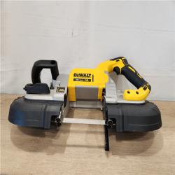 AS-IS- DEWALT 20-Volt MAX Lithium-Ion Cordless Brushless Deep Cut Band Saw (Tool-Only)