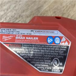 AS-IS Milwaukee FUEL 18-Volt Lithium-Ion Brushless Cordless Gen II 18-Gauge Brad Nailer (Tool-Only)