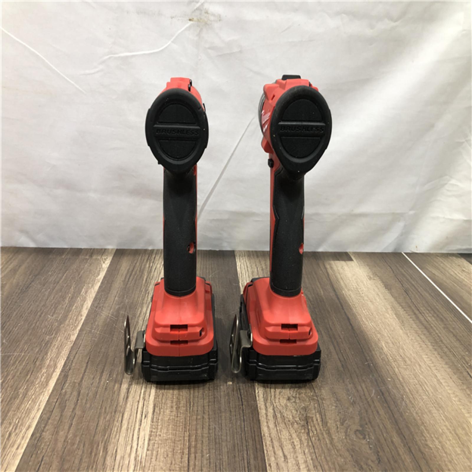 AS-IS Milwaukee 18V Lithium-Ion Brushless Cordless Compact Drill/Impact Combo Kit