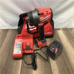 AS-IS Milwaukee  FUEL 18V Lithium-Ion Brushless Cordless 1/2 in. Impact Wrench w/Friction Ring Kit