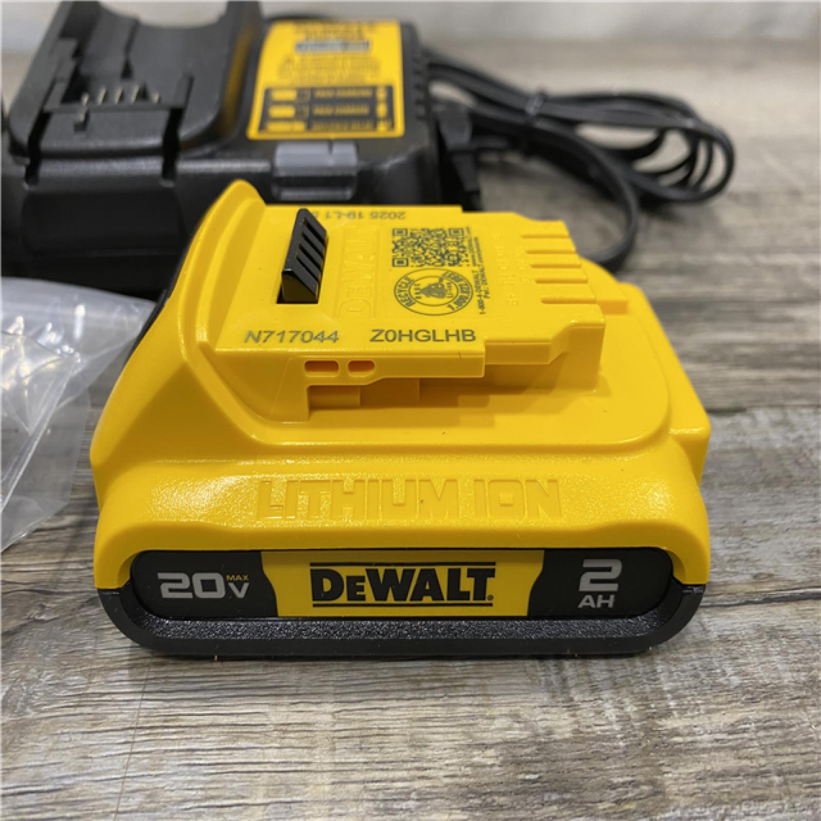 AS-IS DEWALT Atomic 20V Lithium-Ion Cordless Compact 1/2 in. Drill/Driver Kit