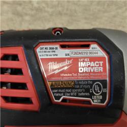AS-IS Milwaukee 18V Lithium-Ion Cordless Drill Driver/Impact Driver Combo Kit