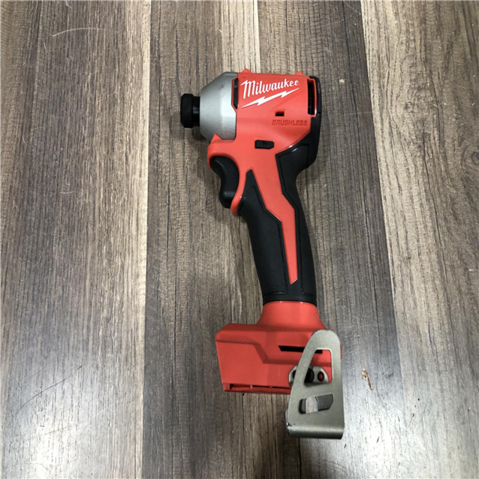AS-IS Milwaukee 18V Lithium-Ion Brushless Cordless 1/4 in. Compact Impact Driver (Tool Only)