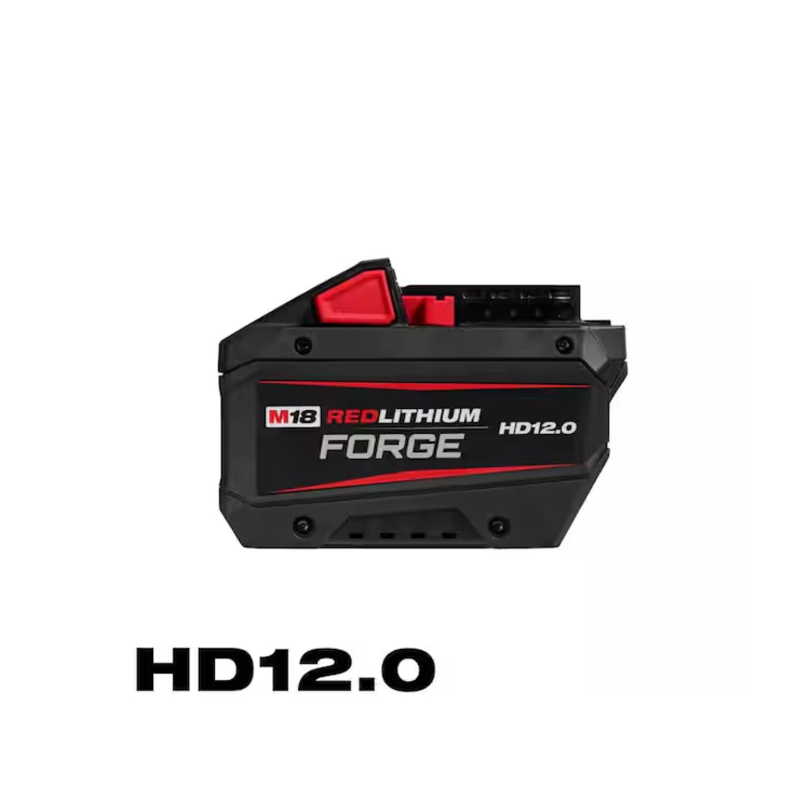 NEW! - Milwaukee M18 18V Lithium-Ion REDLITHIUM FORGE HD 12.0 Ah Battery Pack