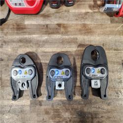 HOUSTON LOCATION - AS-IS MILWAUKEE 12-Volt Lithium-Ion Force Logic Cordless Press Tool Kit (3 Jaws Included) with Two 1.5 Ah Battery and Hard Case