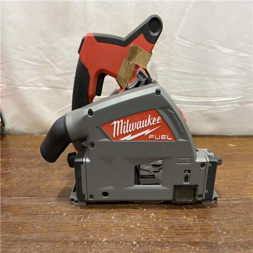 AS-IS Milwaukee M18 FUEL 18V Lithium-Ion Cordless Brushless 6-1/2 in. Plunge Cut Track Saw (Tool-Only)