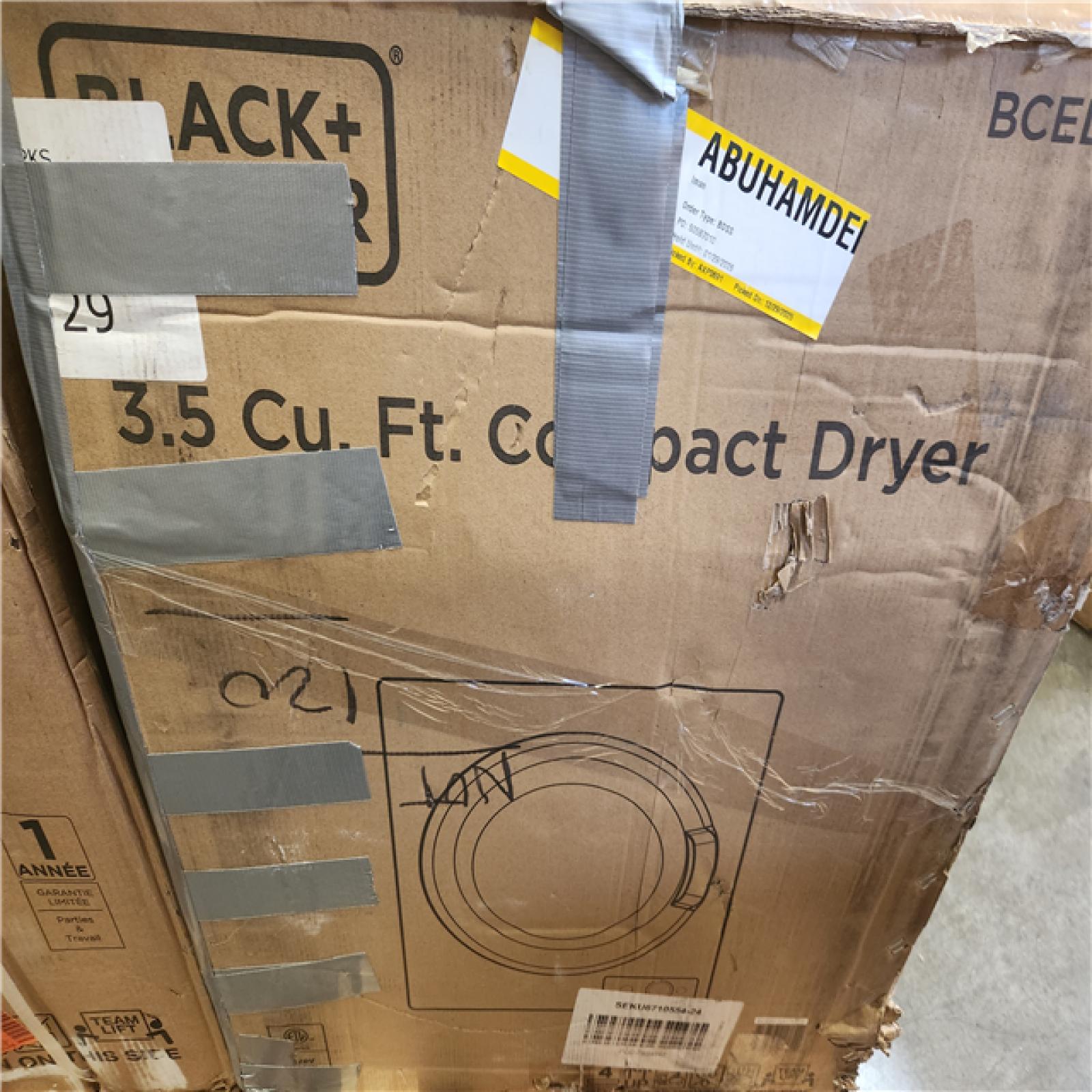 Phoenix AS-IS Black and Decker Combo Washer and Dryer Pallet