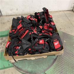 Dallas Location - NEW- Milwaukee General Contractor Work Waist Tool Belt with Suspension Rig(Lot Of 12)