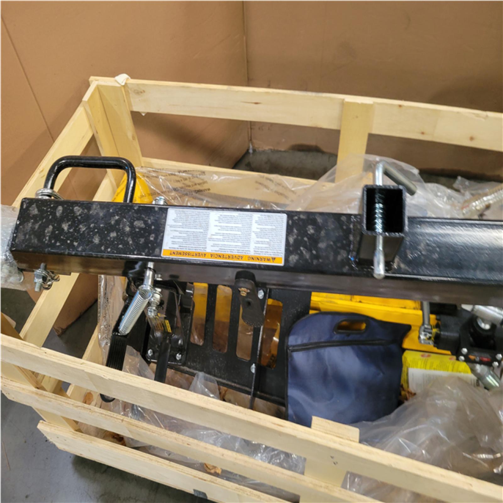 CALIFORNIA AS-IS DEWALT 28 TON LOG SPLITTER