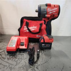 AS-IS- Milwaukee FUEL 18V Lithium-Ion Brushless Cordless 1/2 in. Impact Wrench w/Friction Ring Kit