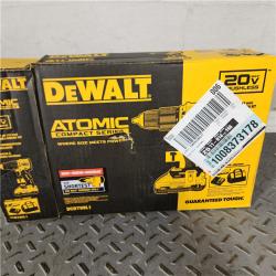 Houston Location - AS-IS DEWALT DCD799L1 ATOMIC Compact Series 20V MAX Brushless Cordless 1/2 Hammer Drill Kit 3.0 Ah - Appears IN NEW Condition