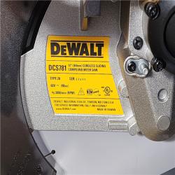 HOUSTON LOCATION - AS-IS DEWALT 60V Lithium-Ion 12 in. Cordless Sliding Miter Saw (Tool Only)