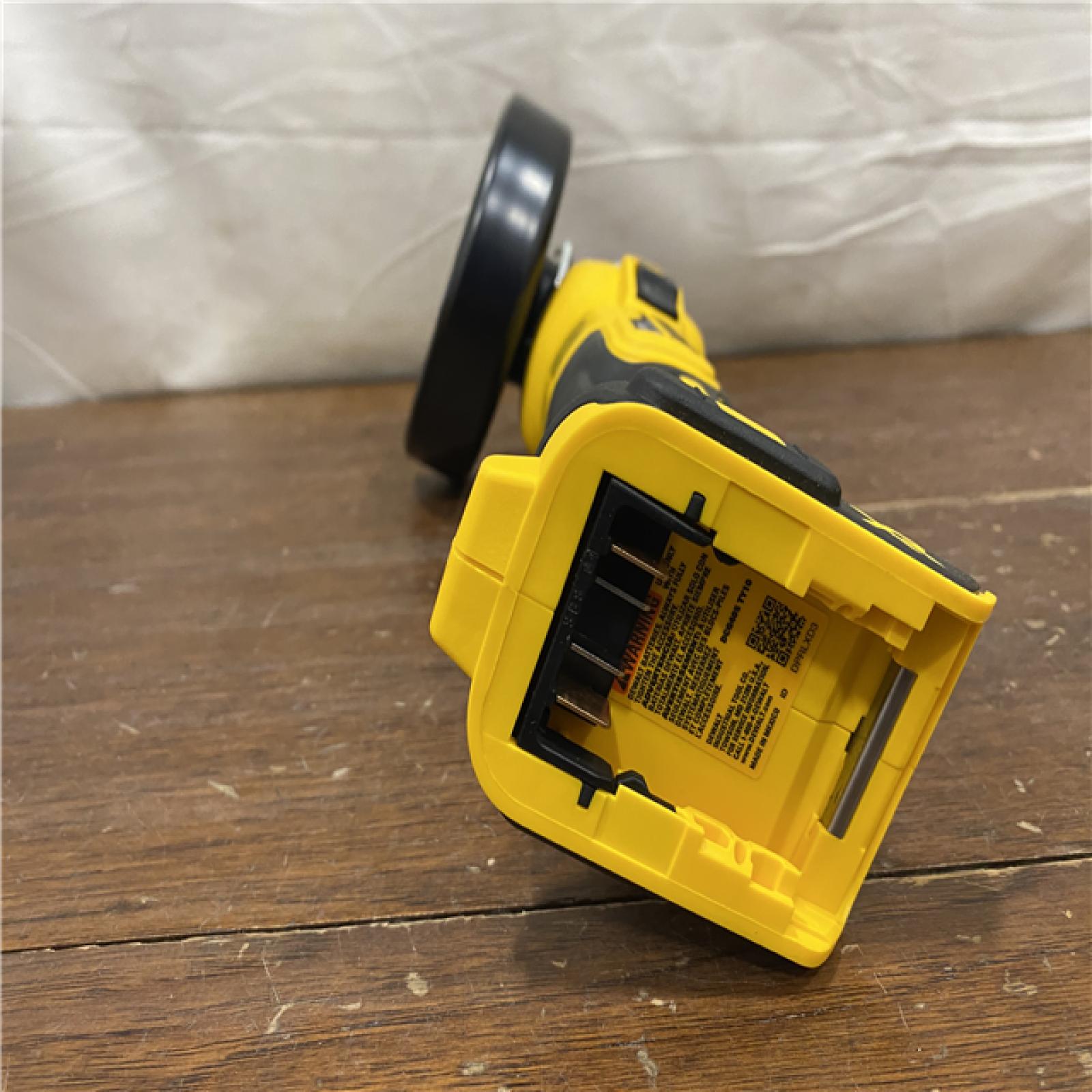 AS-IS DeWalt DCG405B 20V Max XR 4.5-Inch Slide Switch Small Angle Grinder (Tool Only)