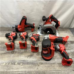 AS-IS Milwaukee 18V Lithium-Ion Cordless (8-Tool) Combo Kit