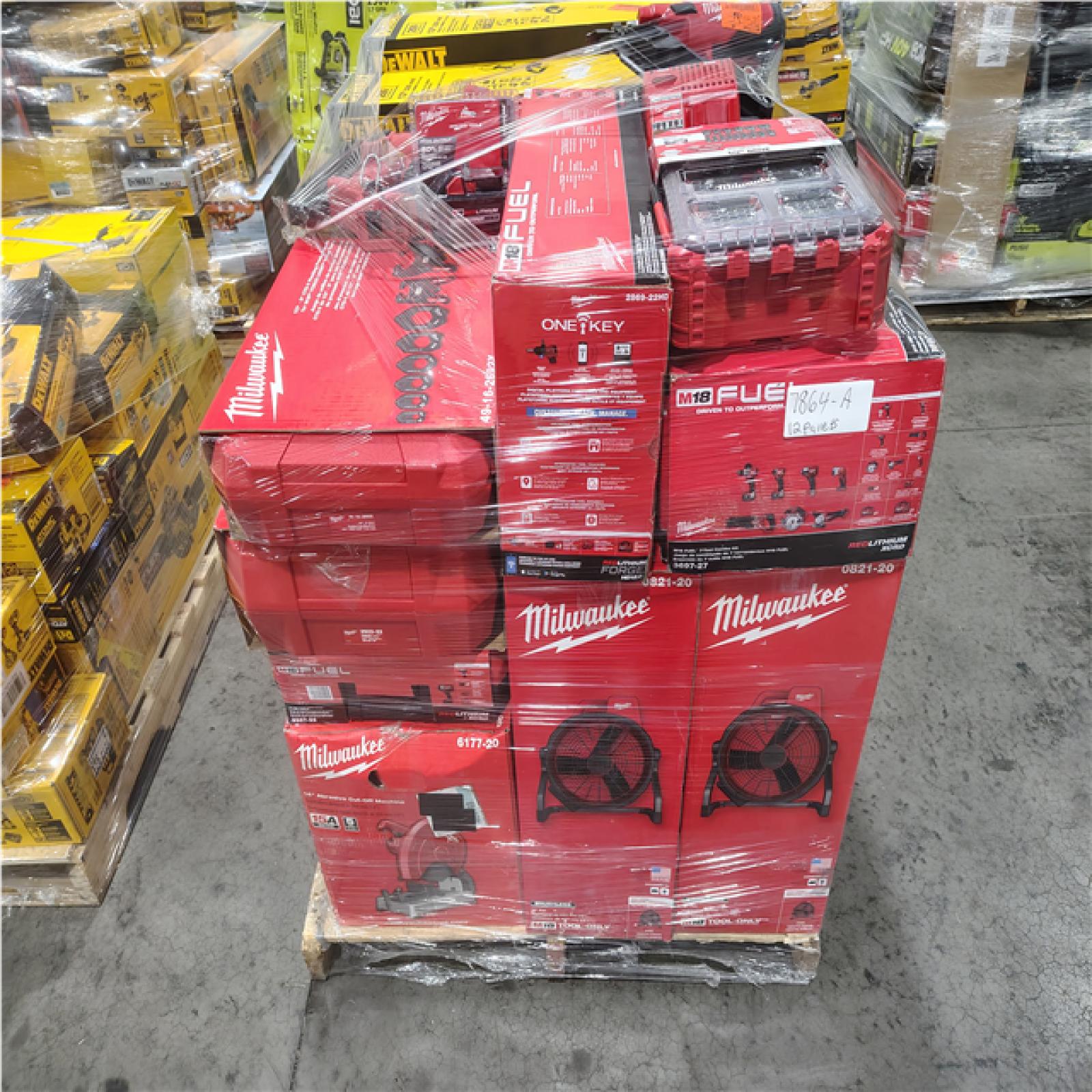 Pittston Location As-Is Power Tools Partial Truckload (12 Pallets) 7864-A