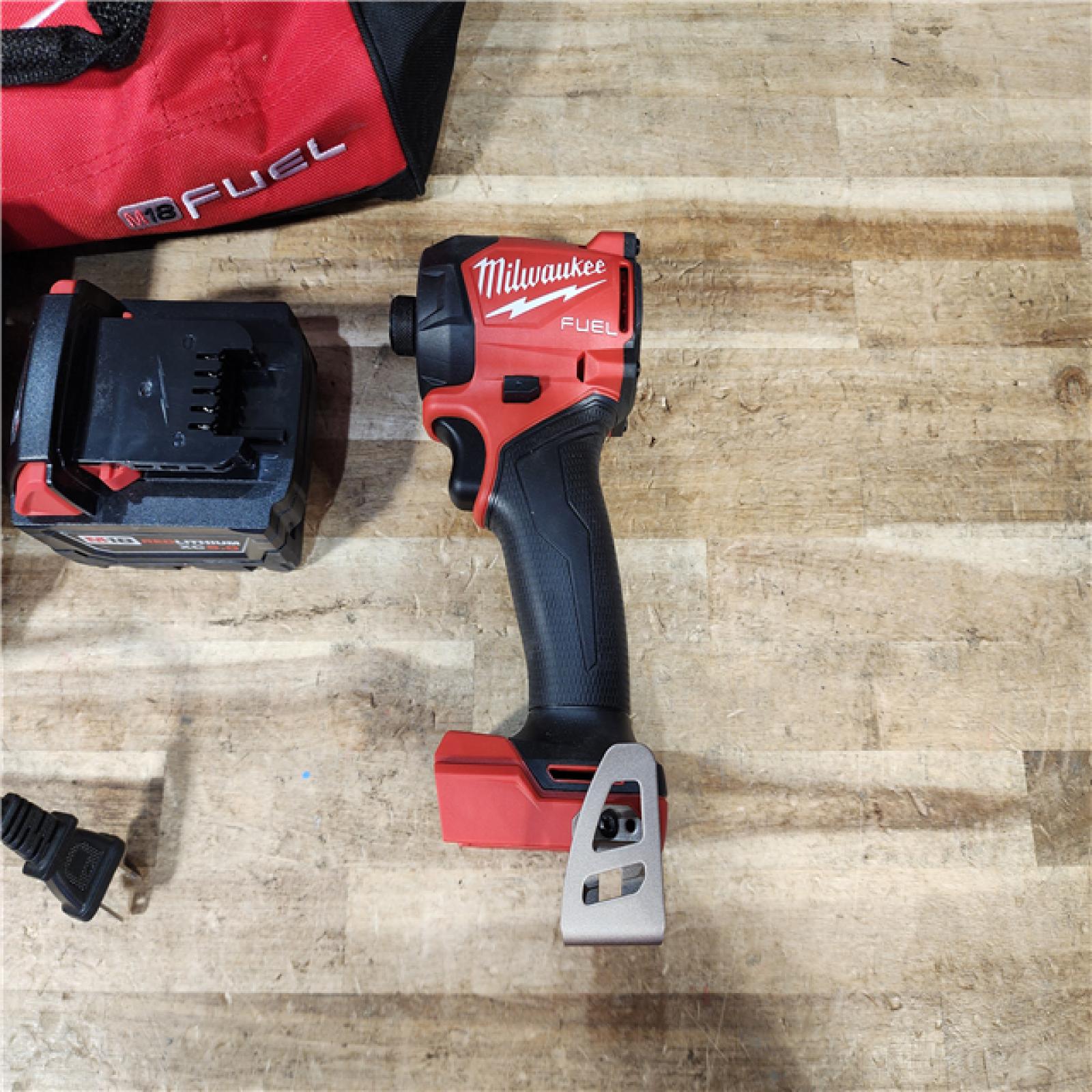HOUSTON LOCATION - AS - IS Milwaukee FUEL SURGE 18V Lithium-Ion Brushless Cordless 1/4 in. Hex Impact Driver Kit
