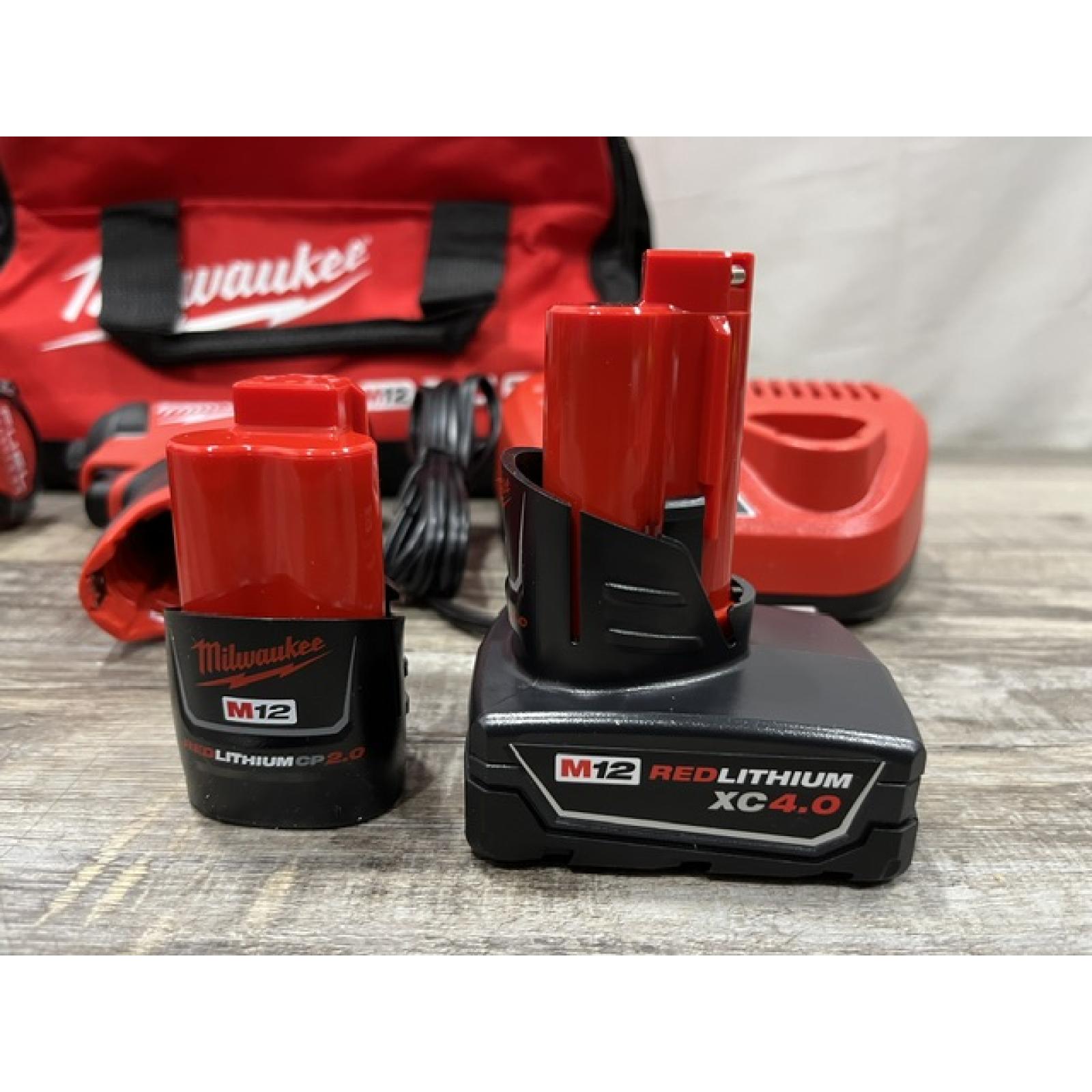 AS-IS Milwaukee FUEL 12-Volt Lithium-Ion Brushless Cordless Hammer Drill and Impact Driver Combo Kit