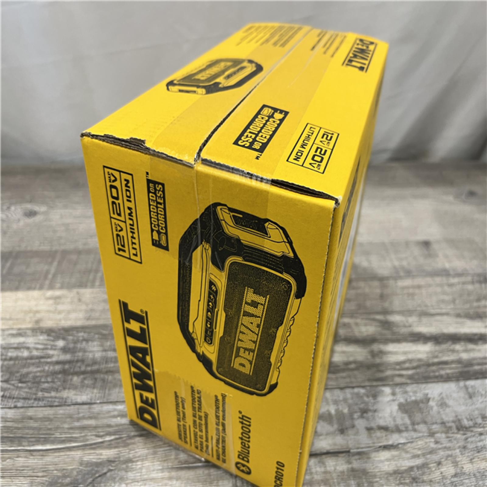 NEW - DEWALT 20V MAX Cordless Bluetooth Speaker (Tool Only)