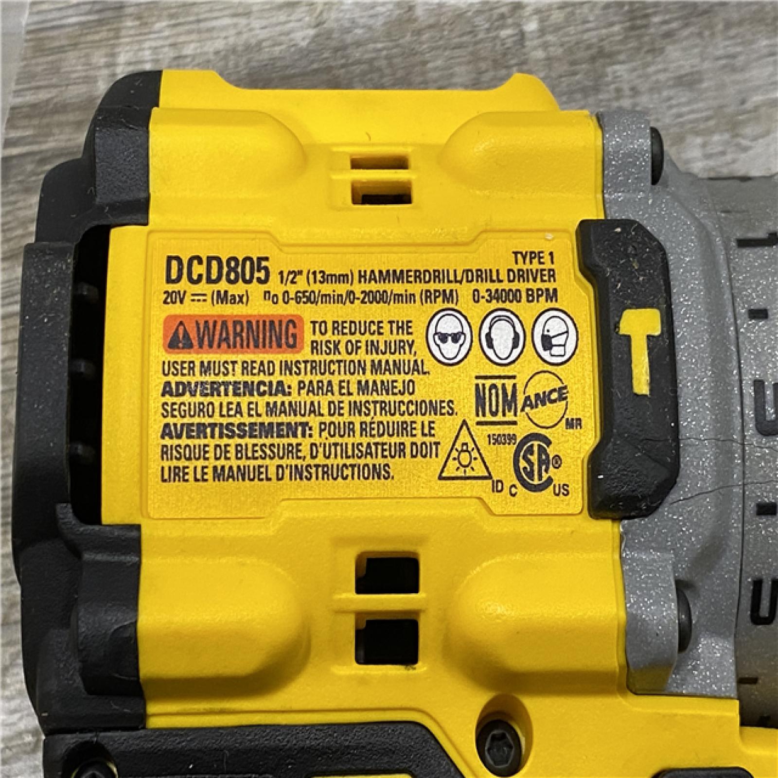 AS-IS DEWALT 20V Compact Cordless 1/2 in. Hammer Drill (Tool-Only)