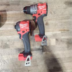 HOUSTON LOCATION - AS-IS MILWAUKEE FUEL 18V Lithium-Ion Brushless Cordless Hammer Drill and Impact Driver Combo Kit