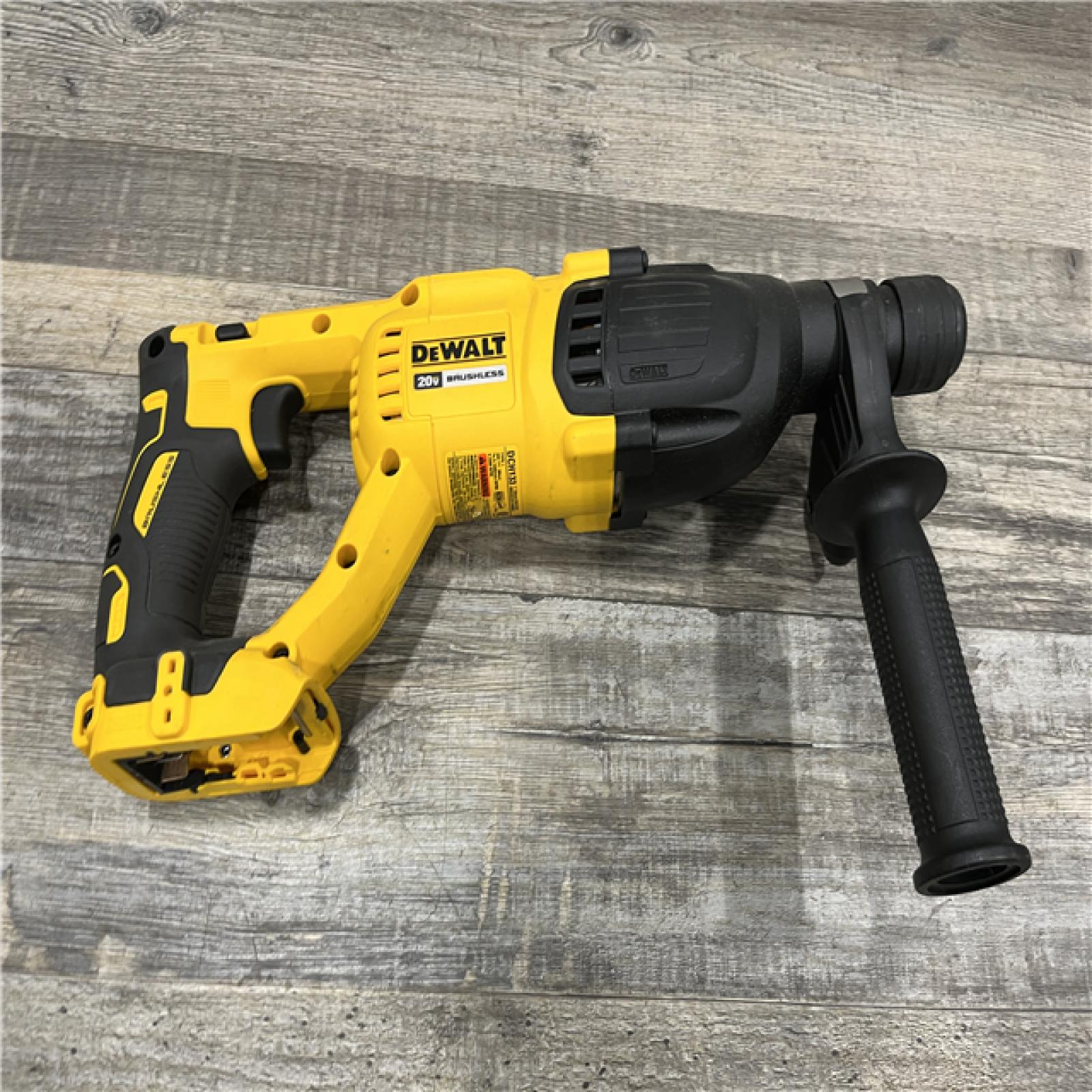 AS-IS DEWALT 20V MAX Cordless Brushless 1 in. SDS Plus D-Handle Concrete and Masonry Rotary Hammer (Tool Only)